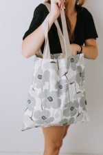 Nakupovalna torba "Pastel flowers"