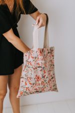 Nakupovalna torba "Flower power" - slika 3